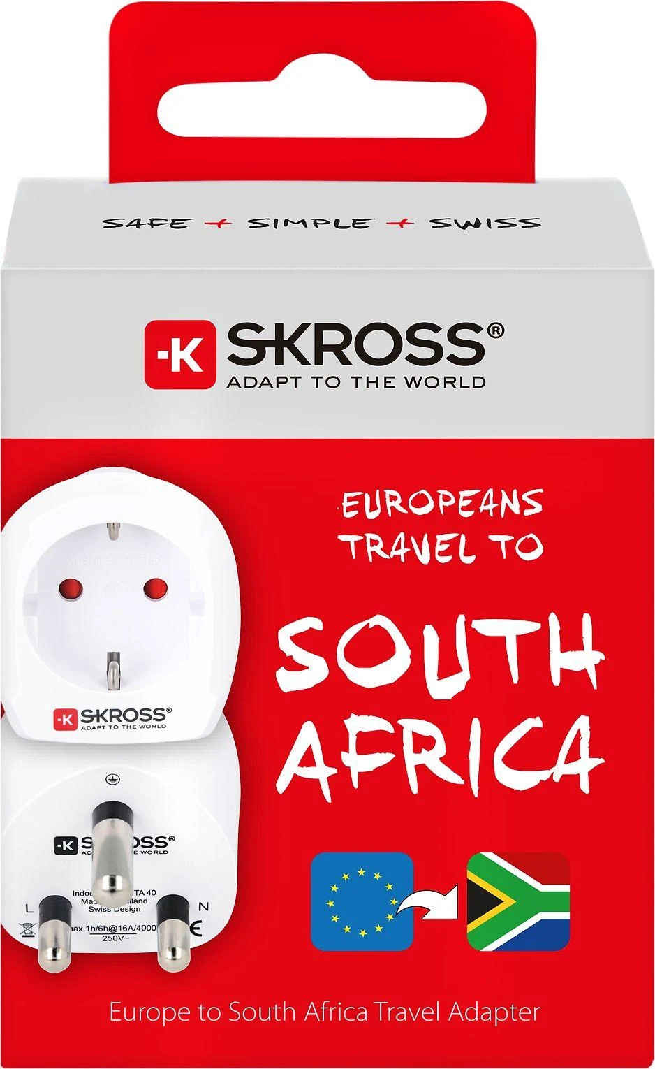Skross Combo. Pasaulis iki Pietų Afrikos