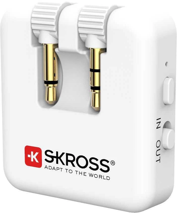 SKROSS garso adapteris su integruotais 3.5 mm kištukais