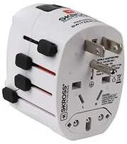 Kelioninis tinklo adapteris 230V 7A PRO kištukai AU/CN/UK/US/IT - lizdas EU SKROSS