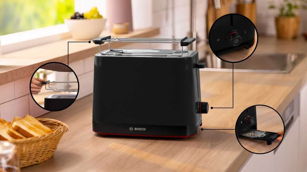 Bosch TAT3M123 Kompaktinis skrudintuvas, MyMoment, Juoda