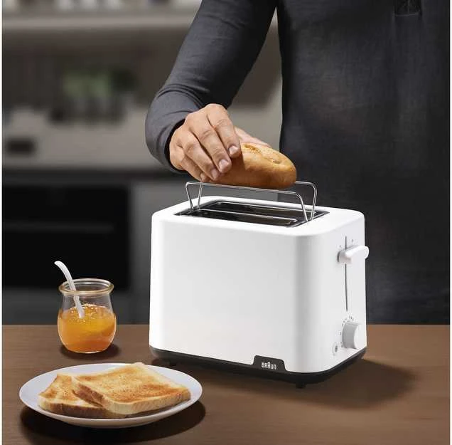 BRAUN pusryčių skrudintuvas HT 1010 BK, Baltas
