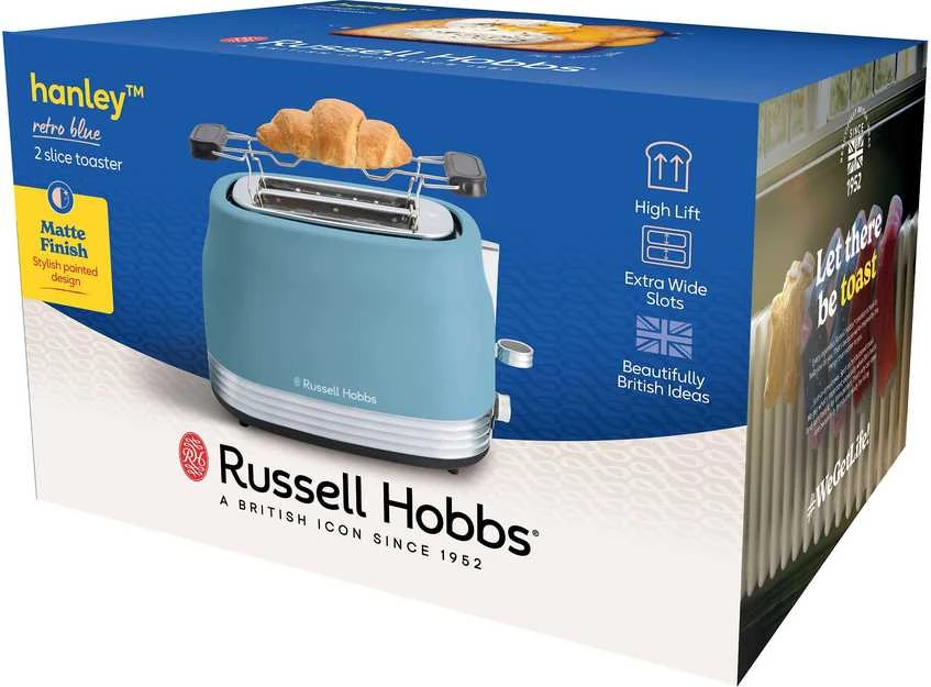 Skrudintuvas Russell Hobbs Hanley Retro Mėlyna leivänpaahdin