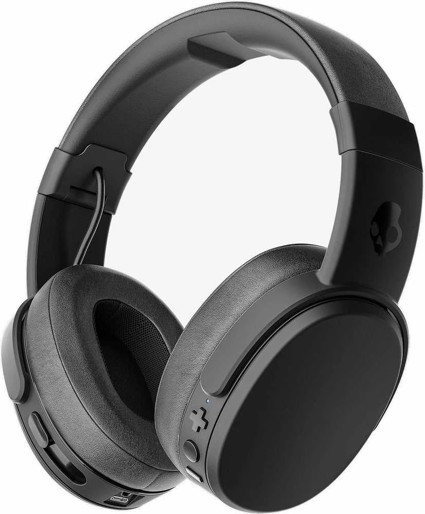 Ausinės Skullcandy Crusher Ant ausų uždedamos, Belaidės, Bluetooth, Juodas