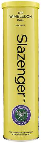 Slazenger Wimbledon teniso kamuoliukas, 4 vnt