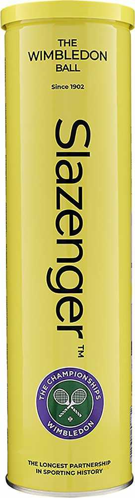 Slazenger Wimbledon teniso kamuoliukas, 4 vnt