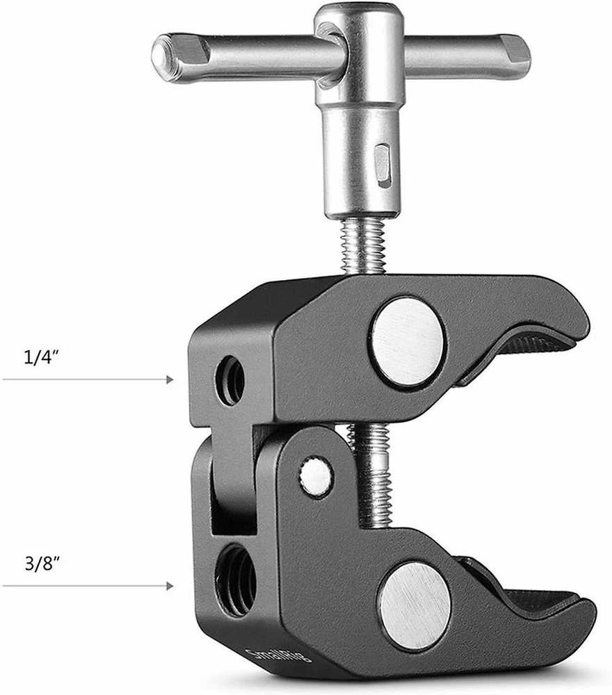 SMALLRIG 2058 SUPER CLAMP WITH 1/4" &amp; 3/8" THREAD