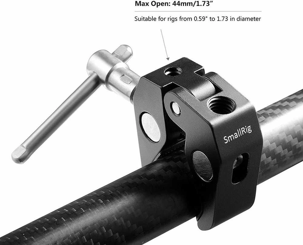 SMALLRIG 2058 SUPER CLAMP WITH 1/4" &amp; 3/8" THREAD