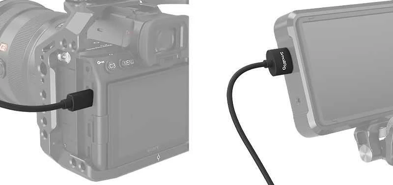 SmallRig 3042 HDMI 4K 35cm microHDMI do HDMI
