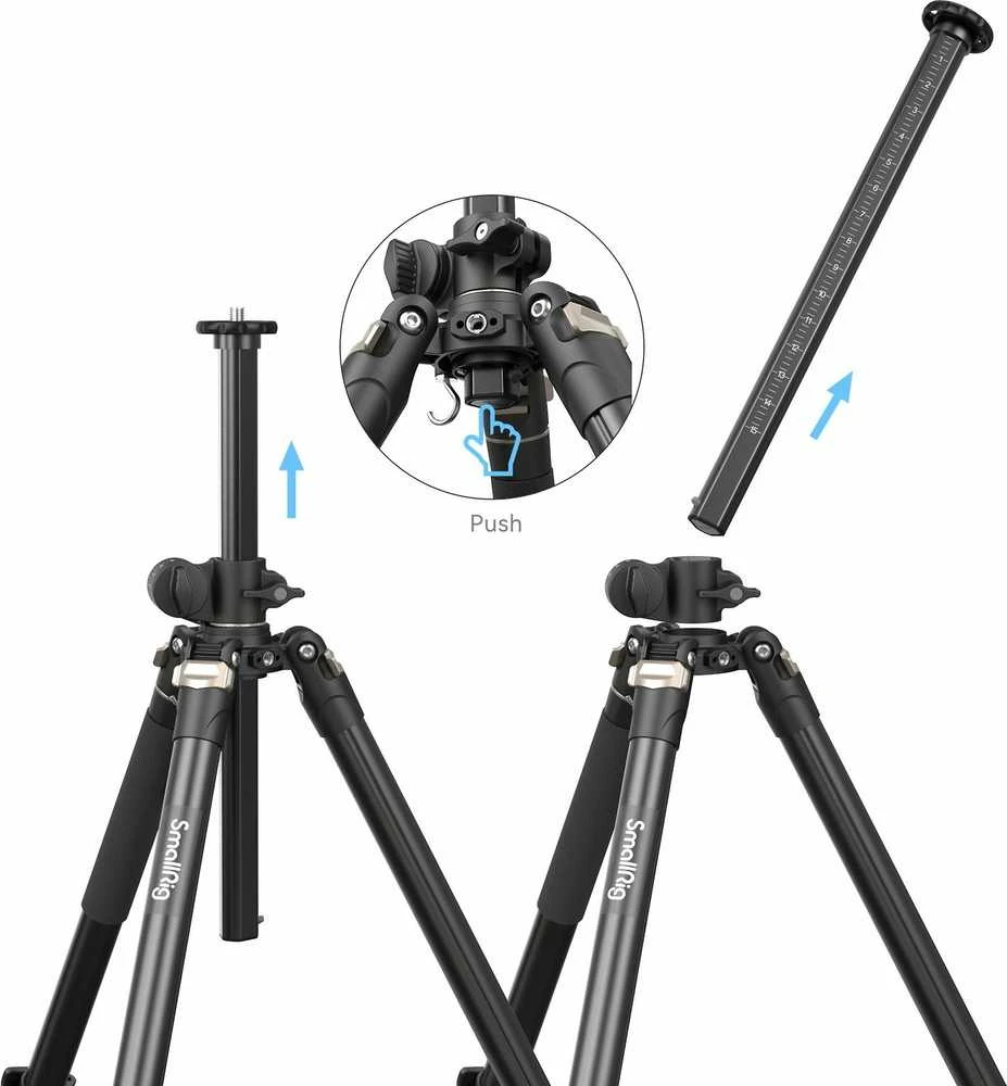 SmallRig 4288 trikojis su šonine centrine kolona CT200