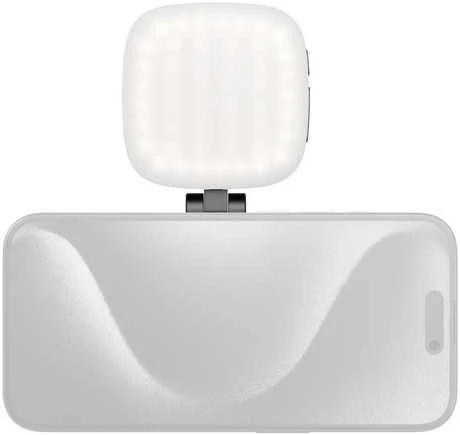 „SmallRig 4656 Vibe P48“ nuimamas mobiliojo telefono LED vaizdo įrašymo žibintas, juodas