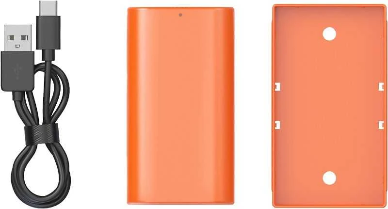 Oranžinis SmallRig 4971 NP-F550 USB-C Rechargeable Camera Baterija Oranžinis