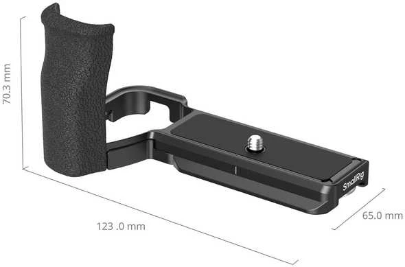 „SmallRig 5061“ L formos tvirtinimo plokštelė su silikonine rankena, skirta „Sony A6700“