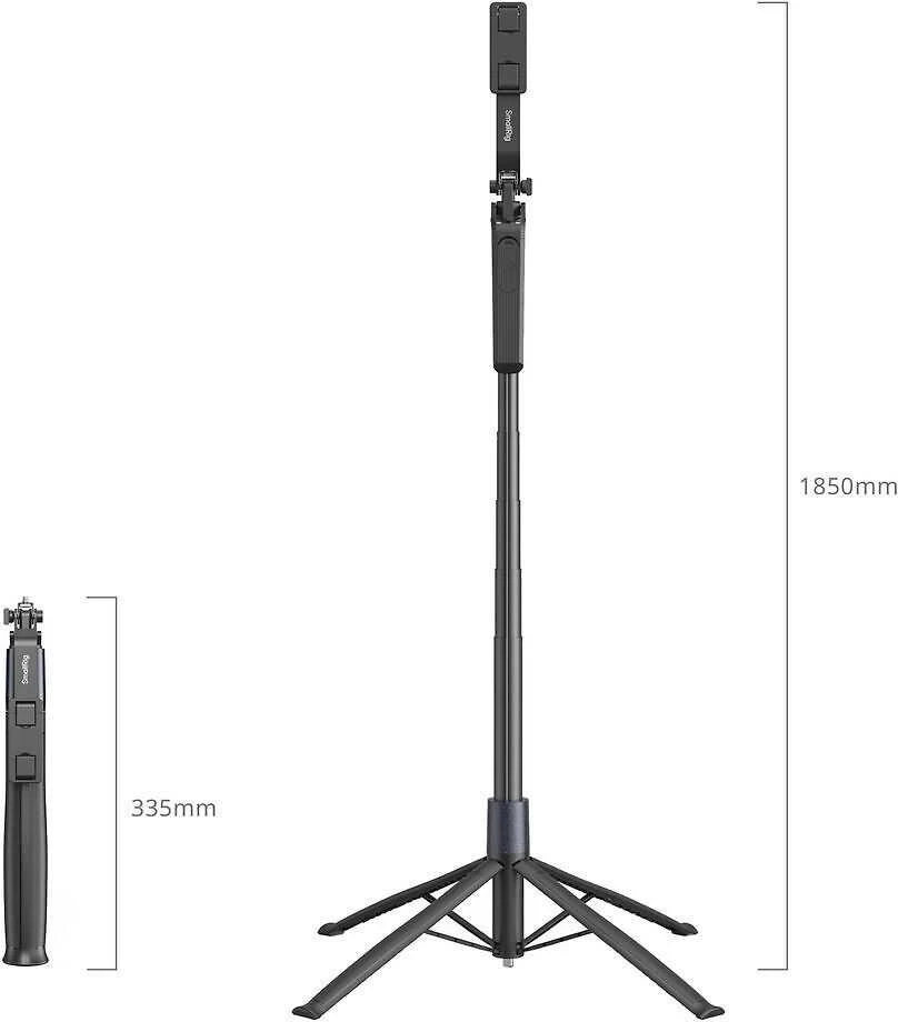SmallRig 4668 vėjui atsparus tiesioginės transliacijos stabilizavimo stovas Encore PT60