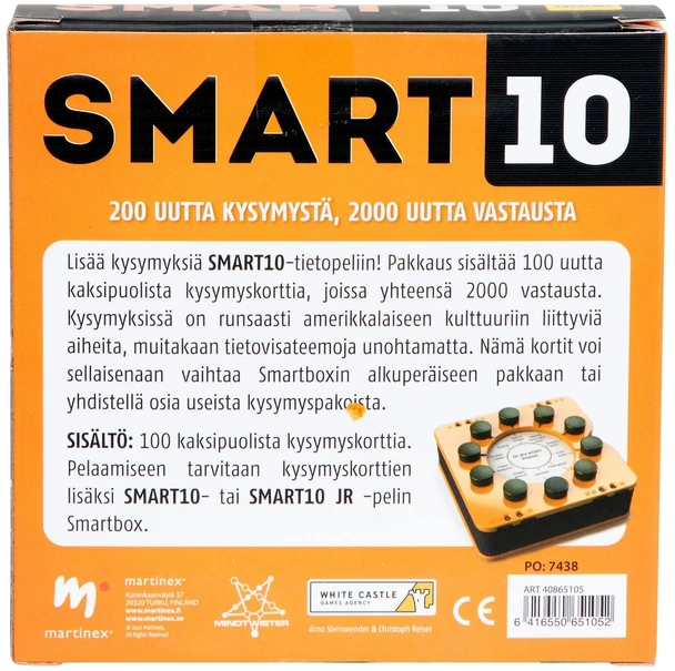 Smart10 Kysymykset 4 -lisäkortit, yleistieto