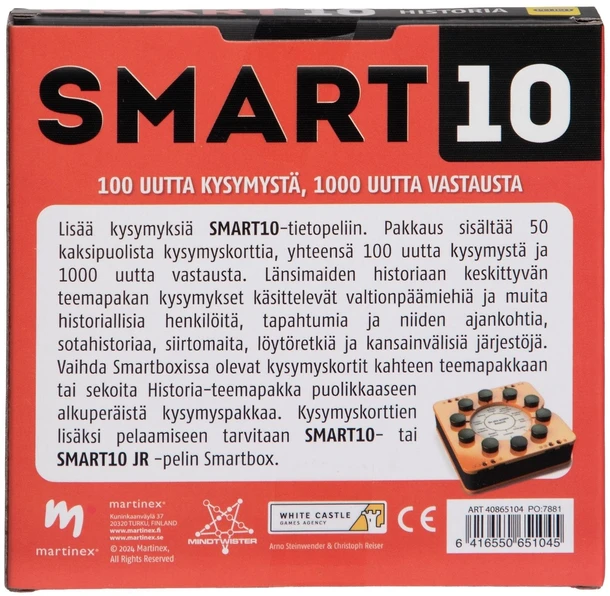 Martinex Smart10 istorijos papildomos kortelės