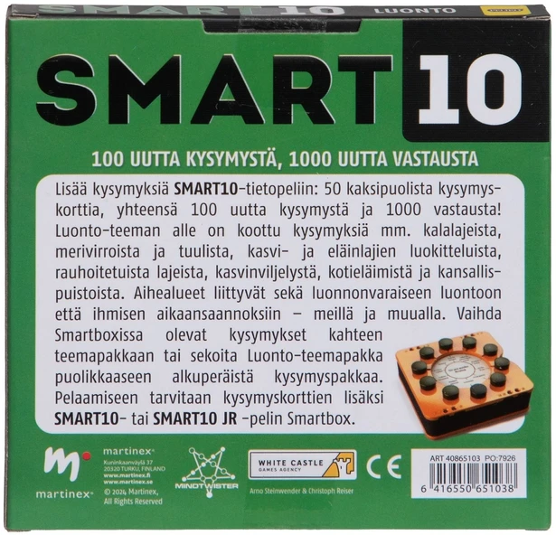 Martinex Smart10 papildomos kortelės, gamta