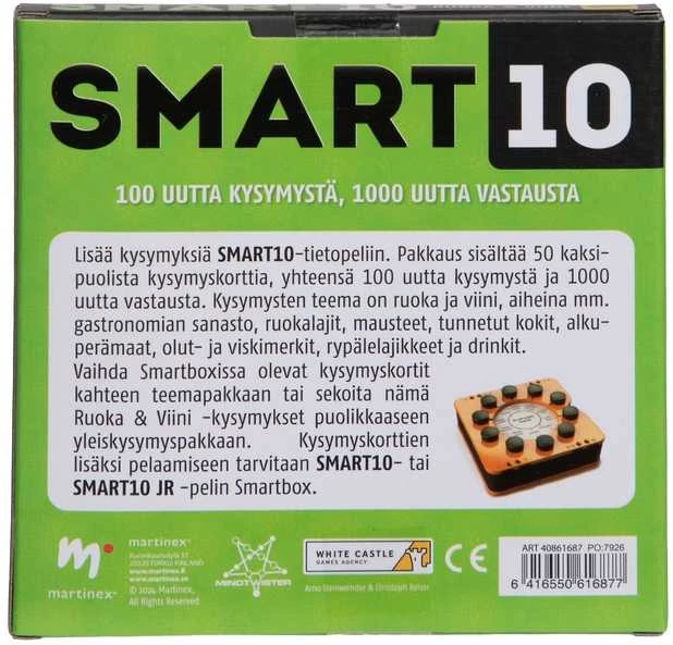 Martinex Smart10 papildomos kortelės, maistas ir vynas