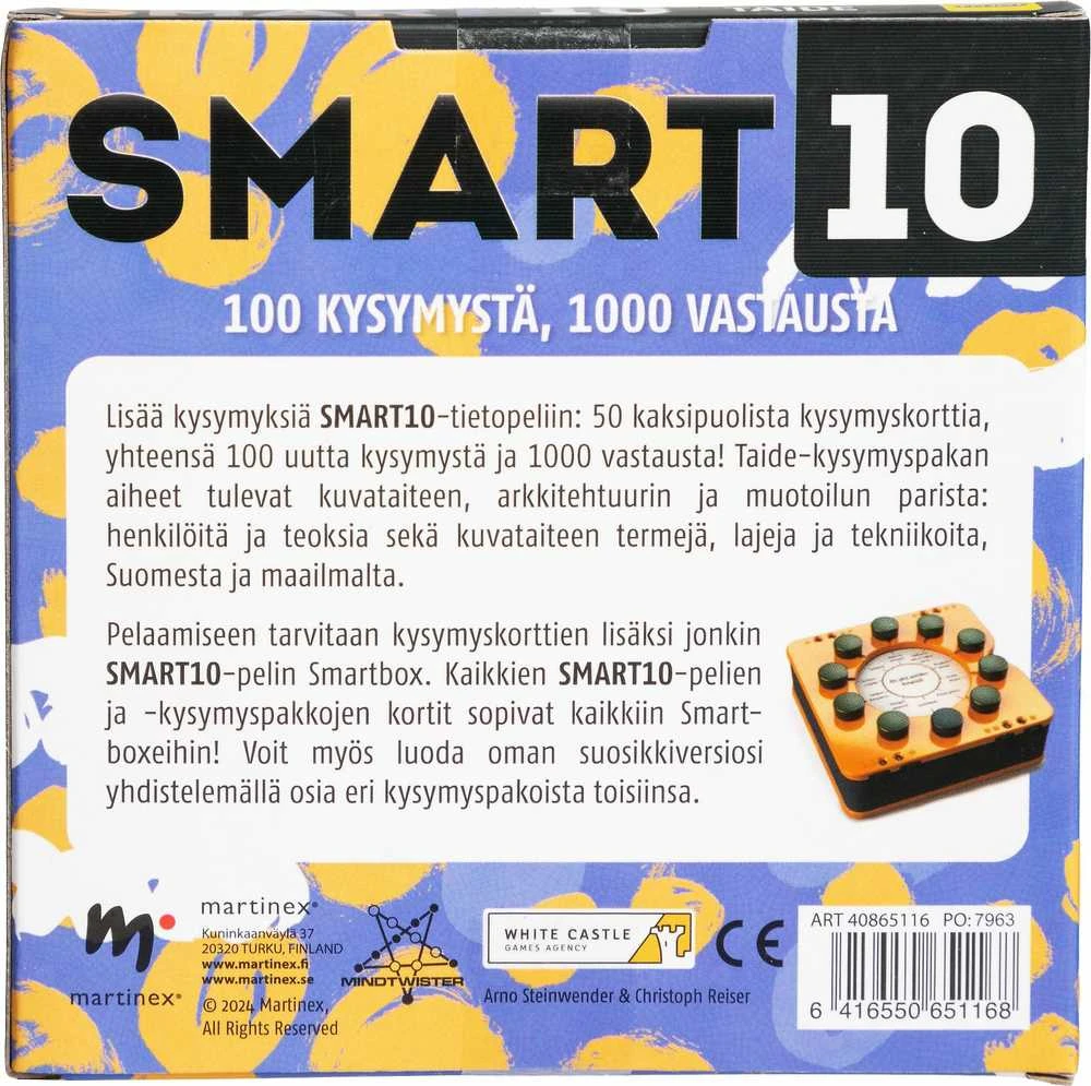 Smart10 -lisäkysymykset, taide