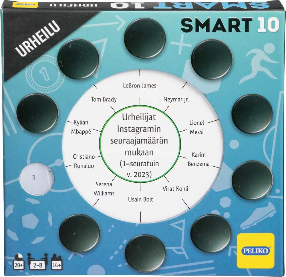 Smart10 -lisäkysymykset, urheilu