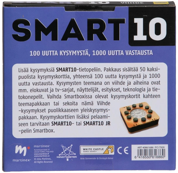 Martinex Smart10 papildomos kortelės, pramogos