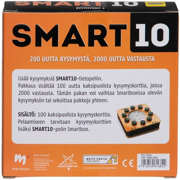 Smart10 Questions 2 papildomos kortelės