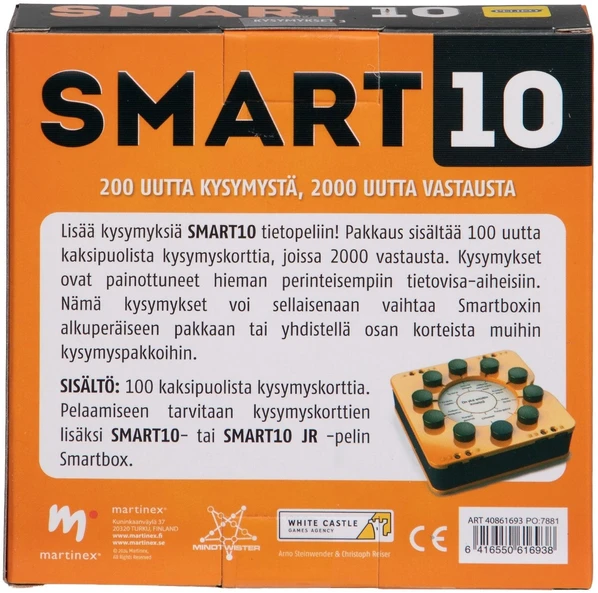 Smart10 Questions 3 papildomos kortelės