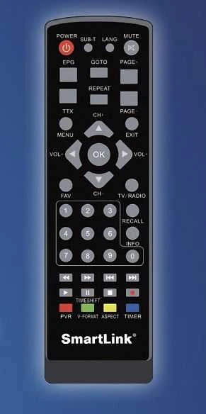 Smartlink SL-DVB-T2/C tallentava digiboksi antenni- ja kaapeliverkkoihin