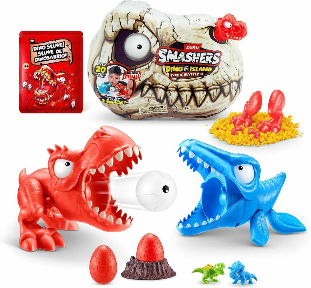 SMASHERS Rinkinys „Dinozaurų kova“