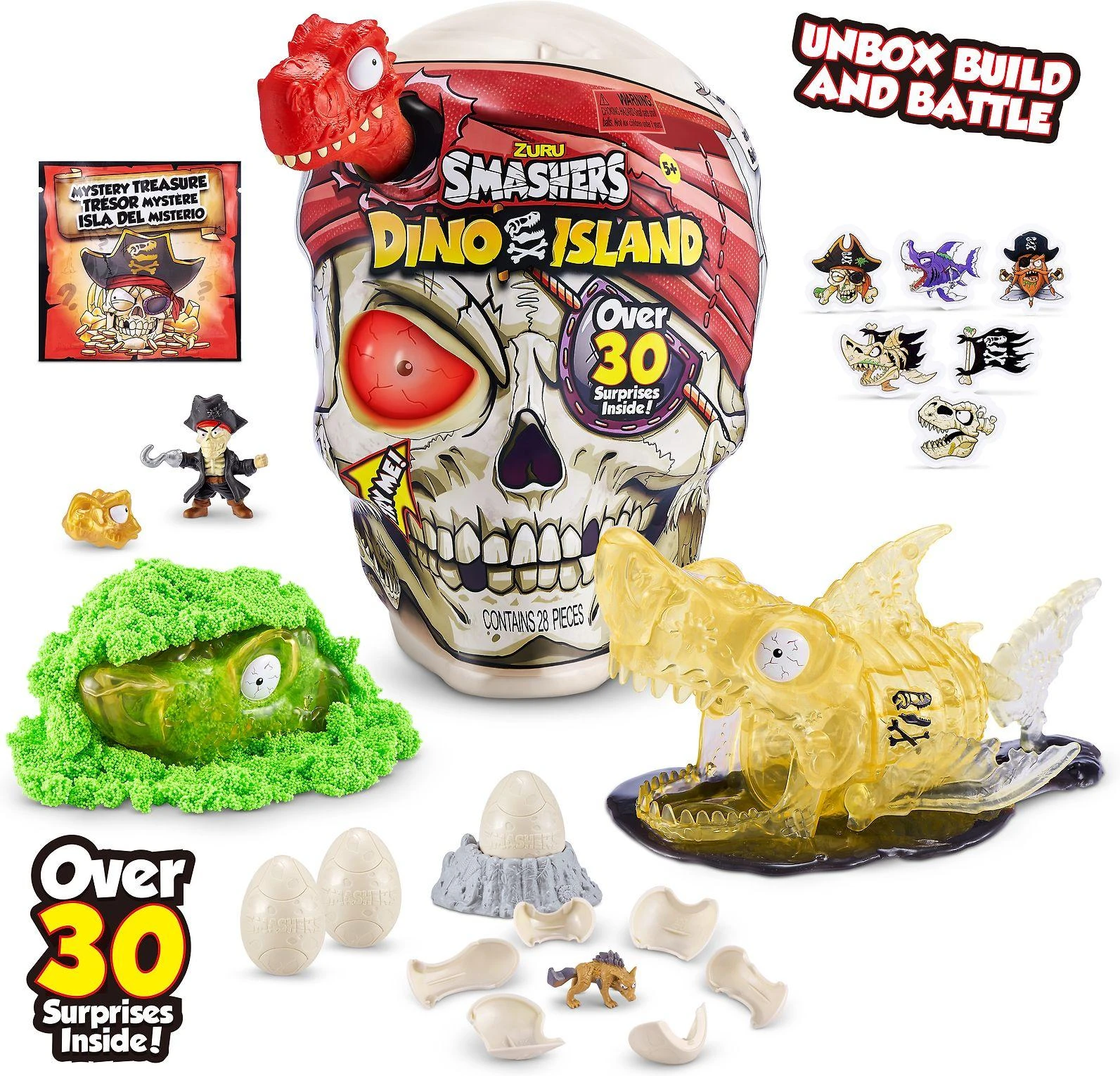 Kaukolė ZURU SMASHERS DINO ISLAND