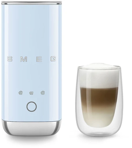 Smeg MFF02PBEU Pieno plakiklis arba šildytuvas Automatinis pieno plakiklis / šildytuvas Mėlyna