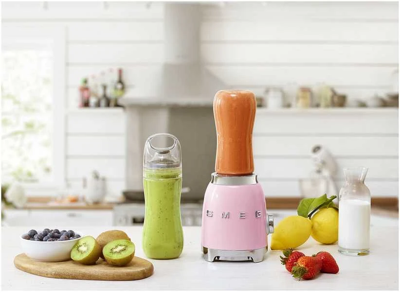 SMEG mini kokteilinė, PBF01PKEU, spalva: rožinė