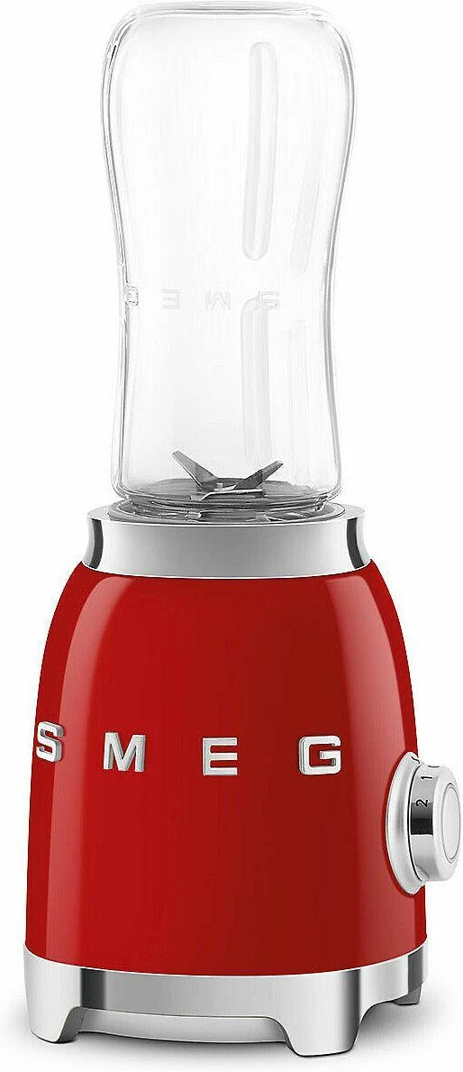 Blenderis - SMEG PBF01RDEU Kompaktiškas Asmeninis 2-greitis Dvigubas Peilis Raudonas