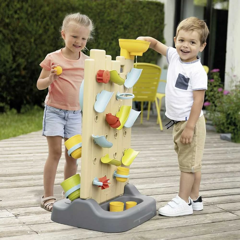 Smoby dvigubos rūšies veiklos siena - Montessori manipuliacija
