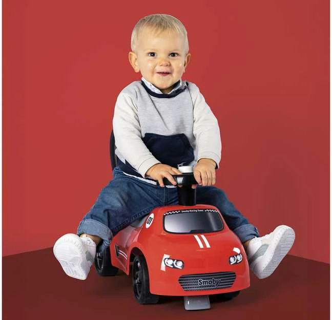 Smoby Vaikiškas Ježdis Su Klaksonu Raudonas