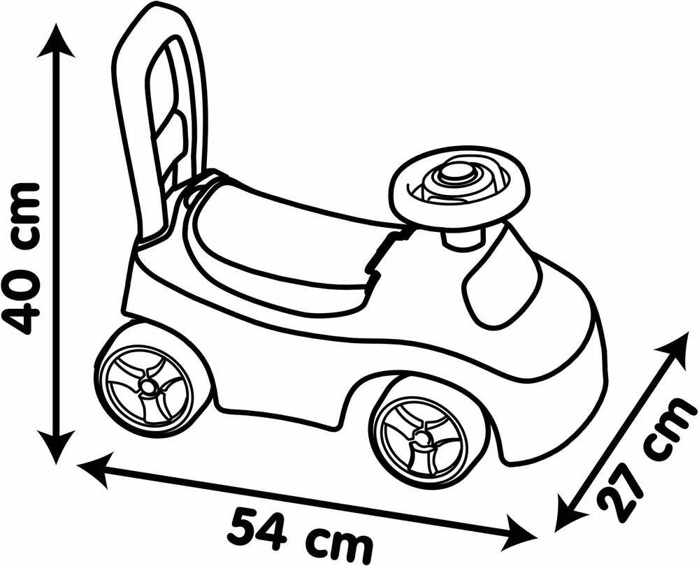 SMOBY jedzik Ride-On rožinė 720542