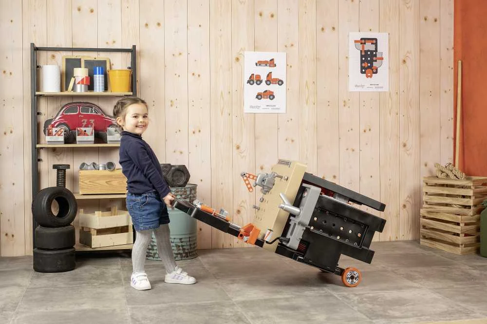 Black & Decker Darbinis stalas su įrankiais vaikams Juodas Decker, 100 priedų