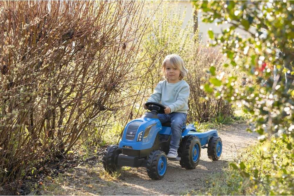„Smoby XL Mėlyna Traktor for Pedal“ su priekaba