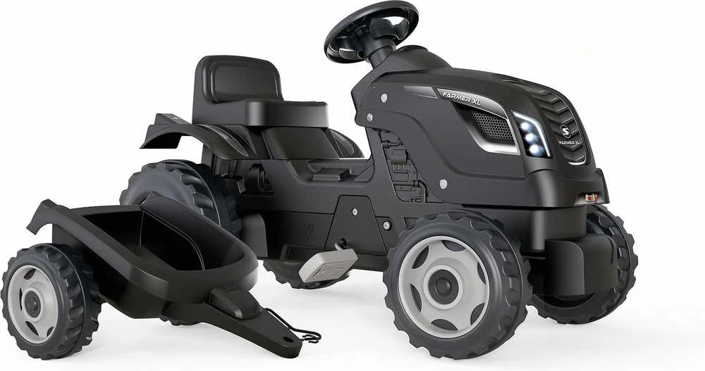 „Smoby Tractor XL Juodas for Pedal“ su priekaba