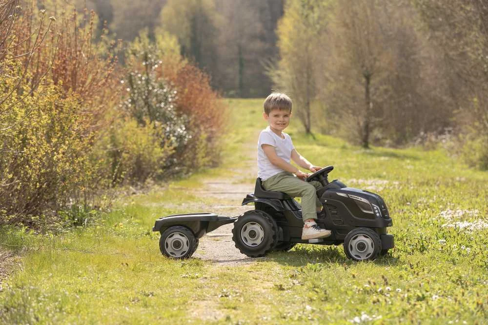 „Smoby Tractor XL Juodas for Pedal“ su priekaba