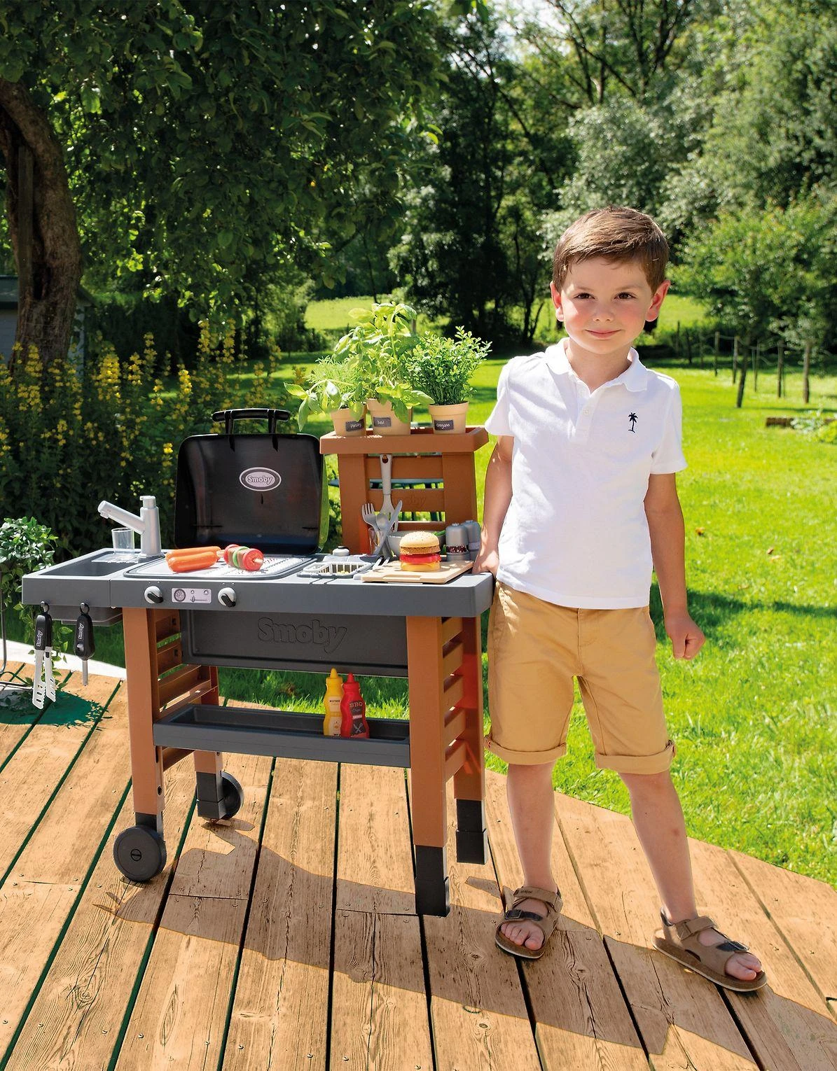 „Smoby Garden Kitchen Grilis 43“ aksesuarai