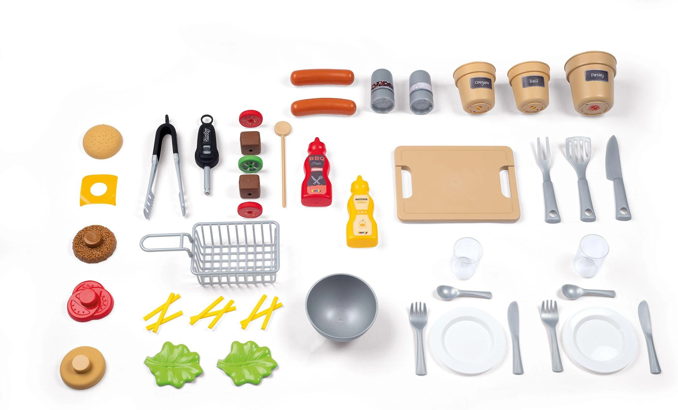 „Smoby Garden Kitchen Grilis 43“ aksesuarai