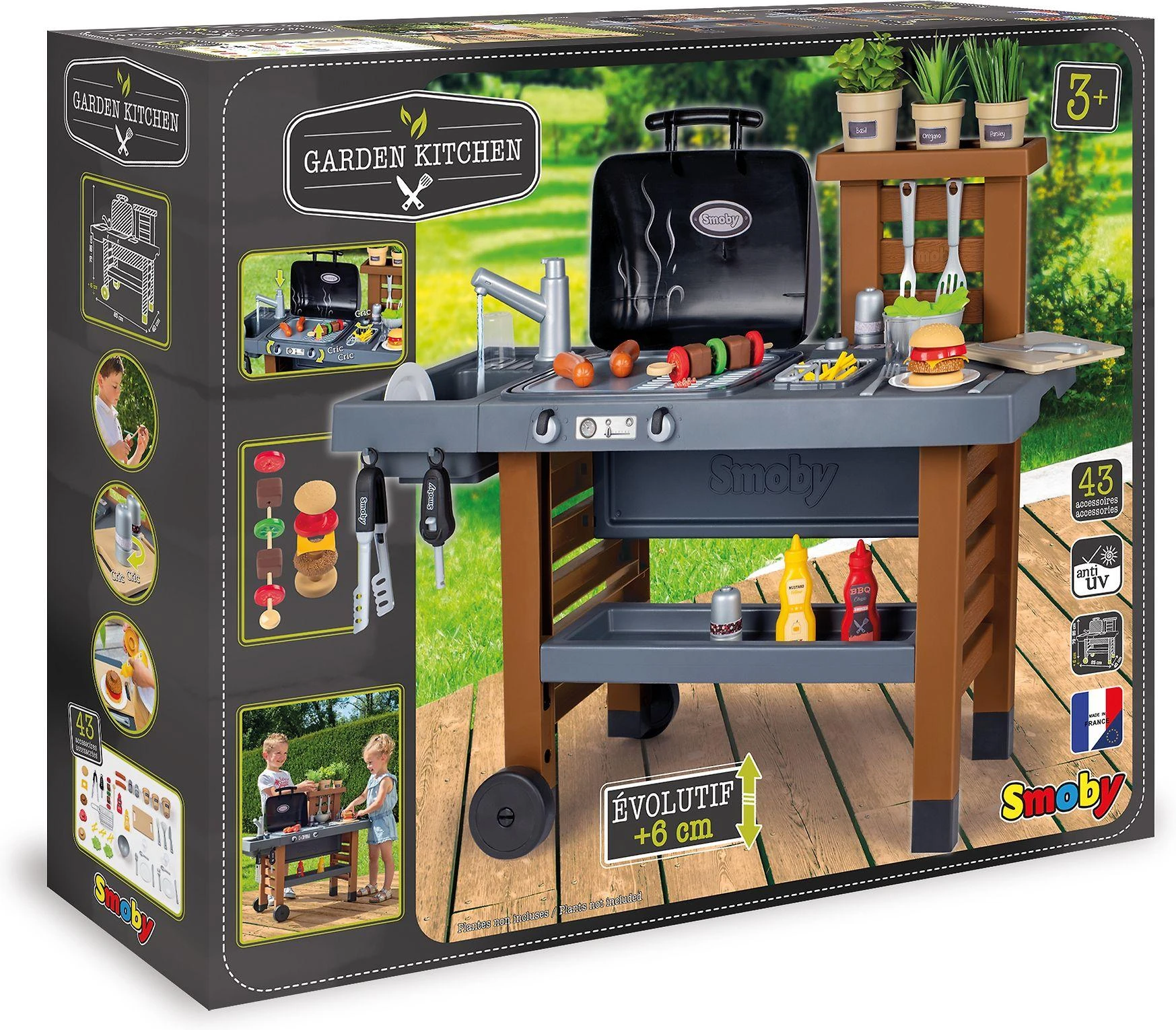„Smoby Garden Kitchen Grilis 43“ aksesuarai