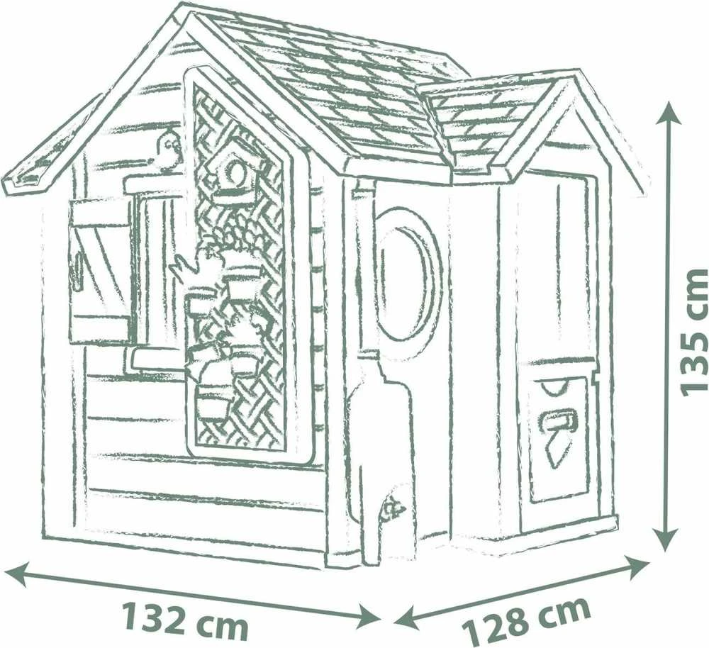 Lauko žaidimų namelis Smoby Life Garden House