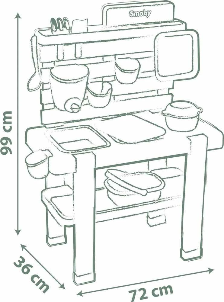 Vaikiška Sodo virtuvė Smoby Life Mud Kitchen