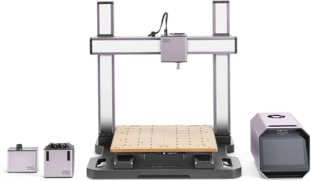Snapmaker Artisan 3D spausdintuvas su išoriniais moduliais