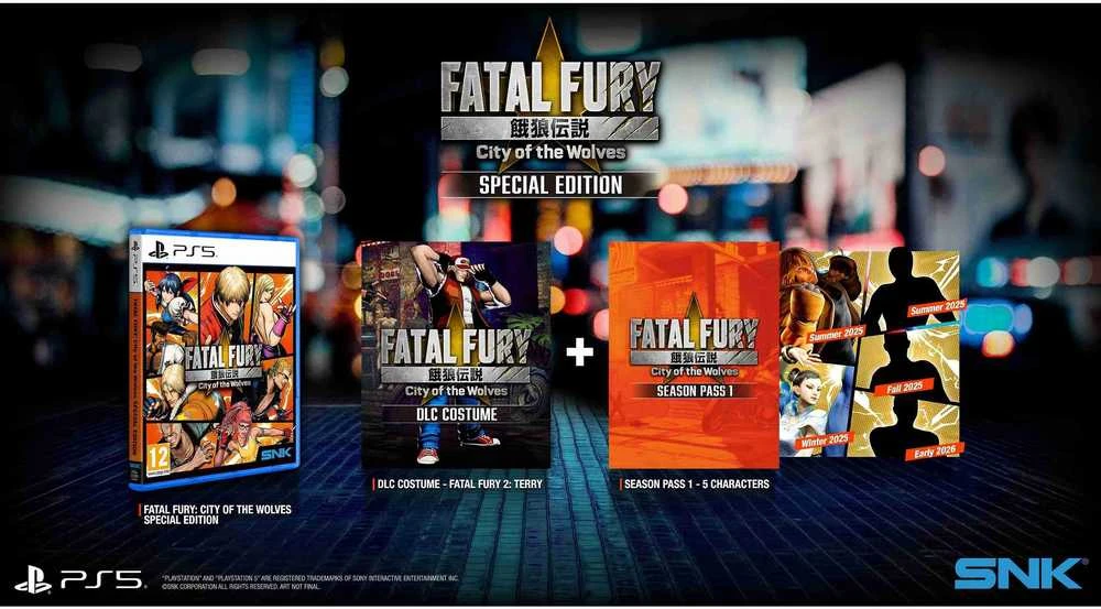 Snk Corporation SNK Fatal Fury: City of the Wolves specialusis leidimas PS5