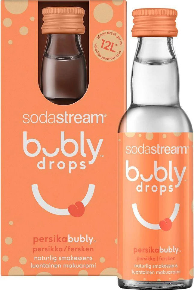 Bubly drops™ persikų skonio SodaStream sirupas, 40ml