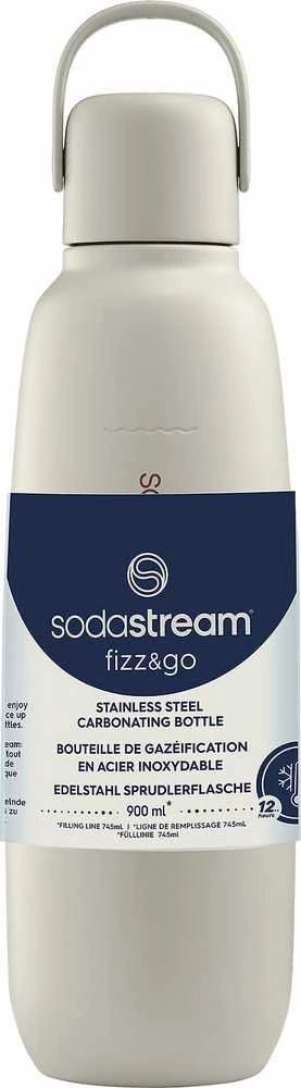 Buteliukas Sodastream Fizz & GO DWS, 0,9 l, Smėlio spalvos
