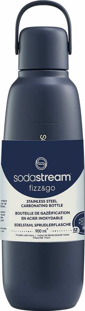 Buteliukas Sodastream Fizz & GO DWS, 0,9 l Mėlynas