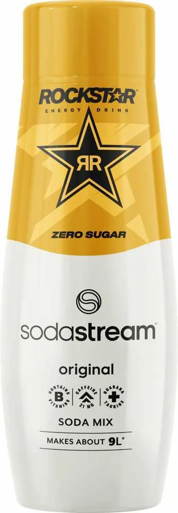 Rockstar Energy Original Zero Sugar skonio SodaStream sirupas, 440ml aprašymas - Prekės nuotrauka